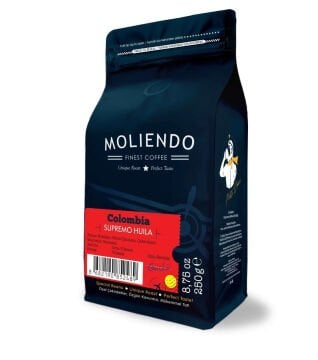 Moliendo Colombia Supremo Huila Yöresel Kahve