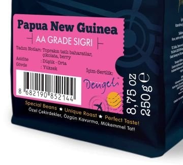 Moliendo Papua New Guinea Sigri AA Yöresel Kahve