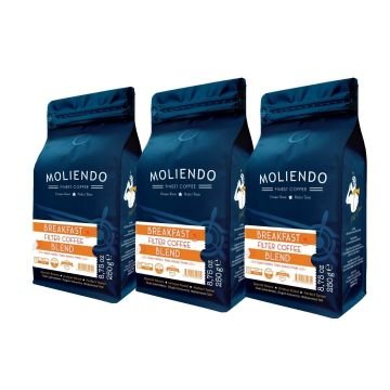 Moliendo Breakfast Blend Avantaj Paketi 3x250g