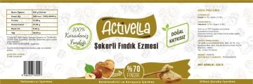 Activella Şekerli Fındık Ezmesi 320 g %70 Fındıklı