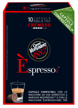 Caffe Vergnano Espresso Cremoso (10xNespresso Uyumlu Kapsül)