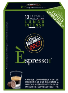 Caffe Vergnano Espresso Lungo 10xNespresso Uyumlu Kapsül