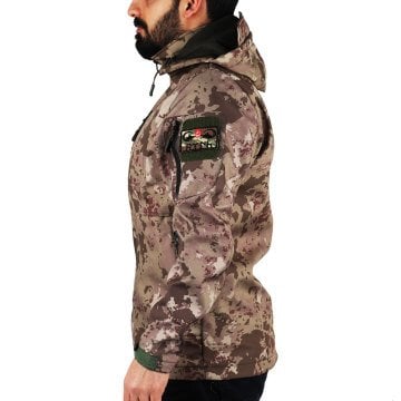 TSK Askeri Taktik Softshell Mont Rüzgar Geçirmez