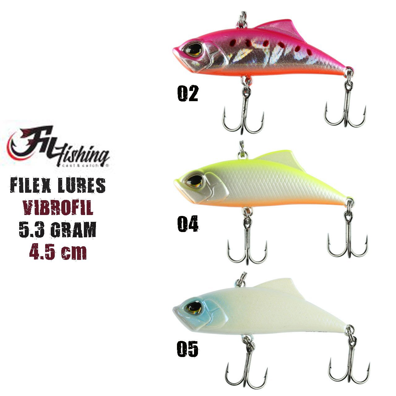 Vibrofil 45 Mm 5.3 Gr Sinking Rapala