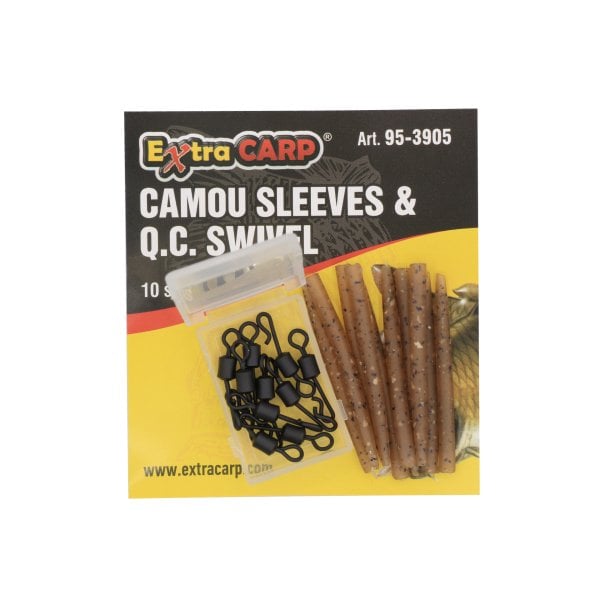 Camou Sleeves & Q.C. Swivel 10 Sets