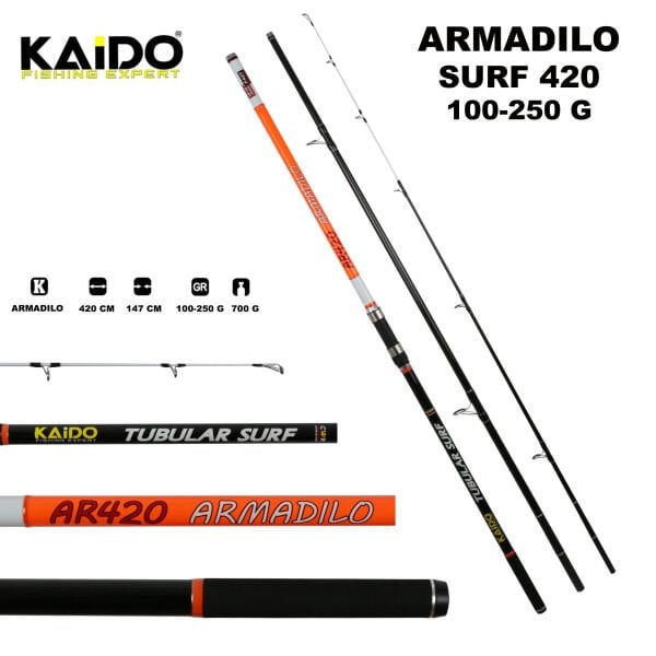 Kaido Armadilo 420 Tubular Surf Kamışı