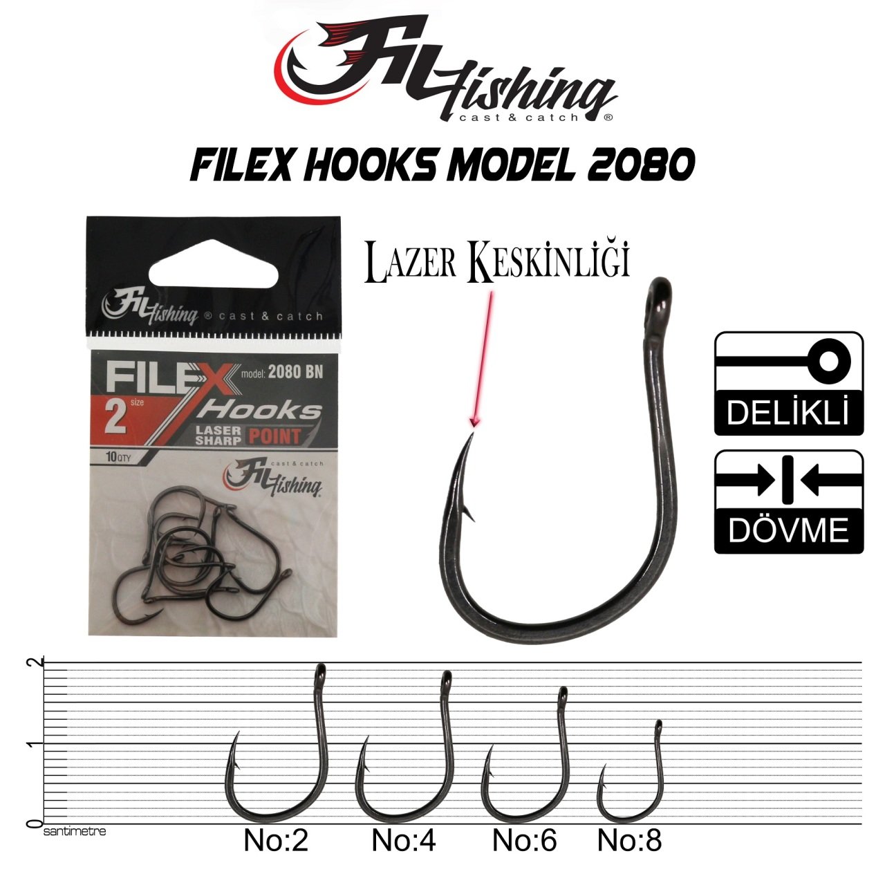 Filex Hooks Model 2080