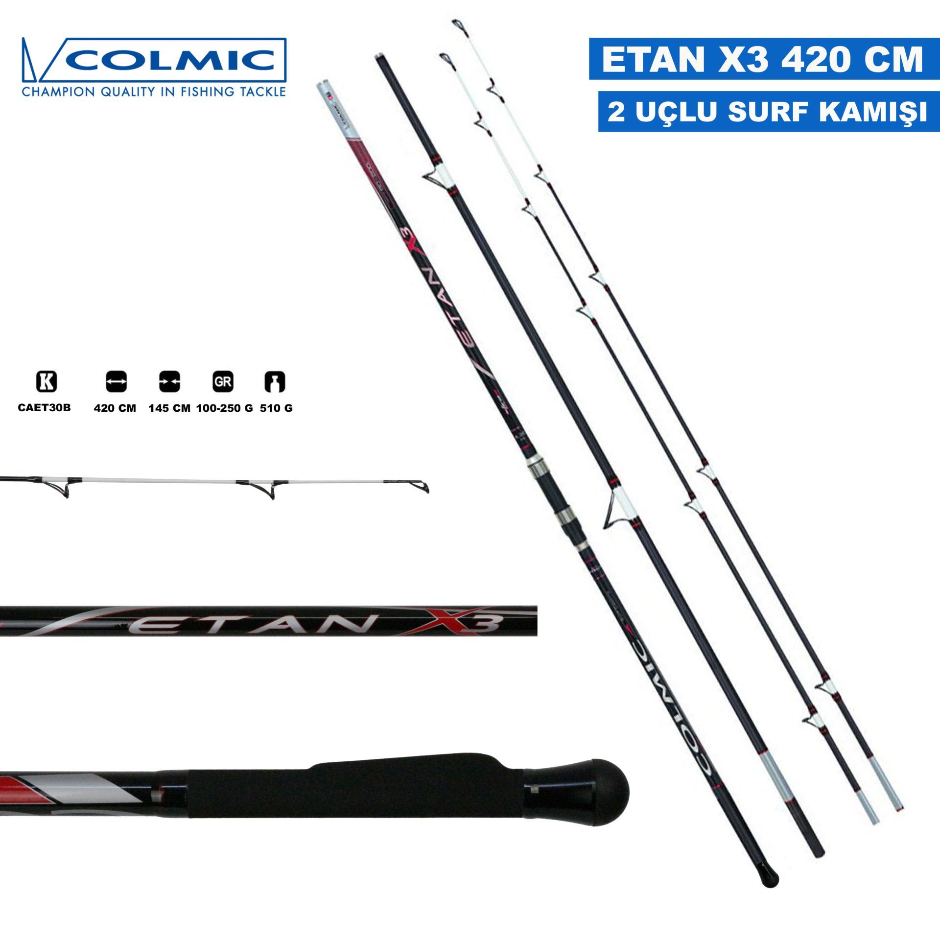 Etan X3 4,20mt (100-250gr) Sens. +Tub. CR (LR)