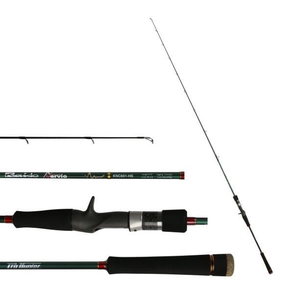 Kaido-Nervio Solid Caron Baitcast Rod KNC601-HS Jig Kamışı