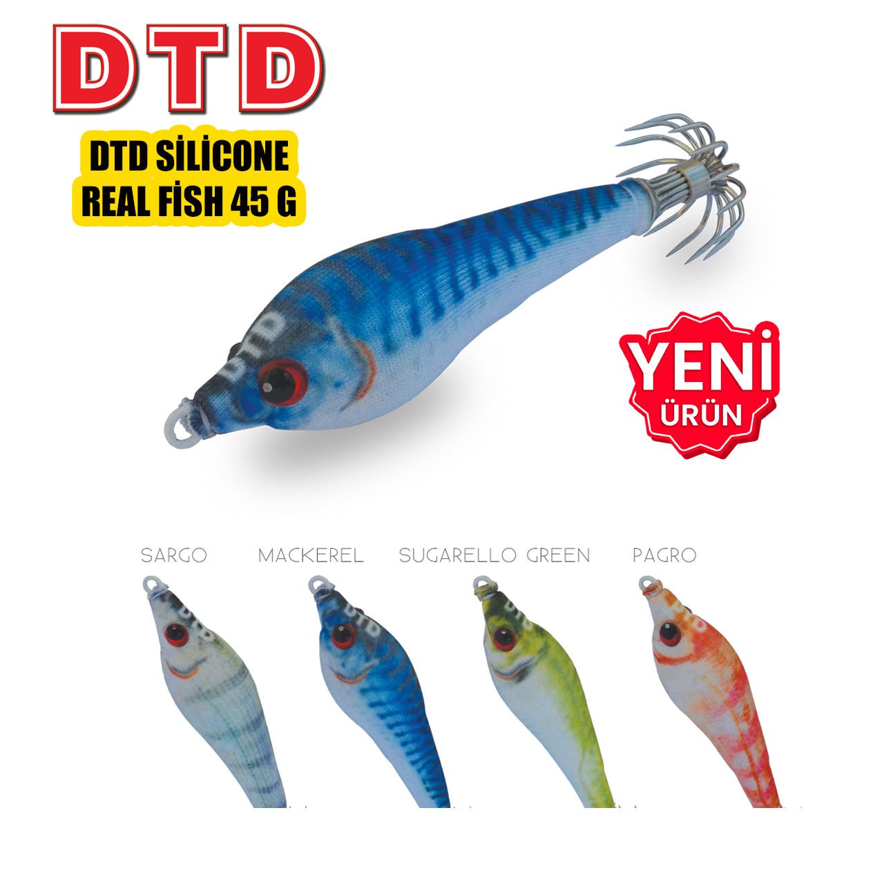 Silicone Real Fish 45g