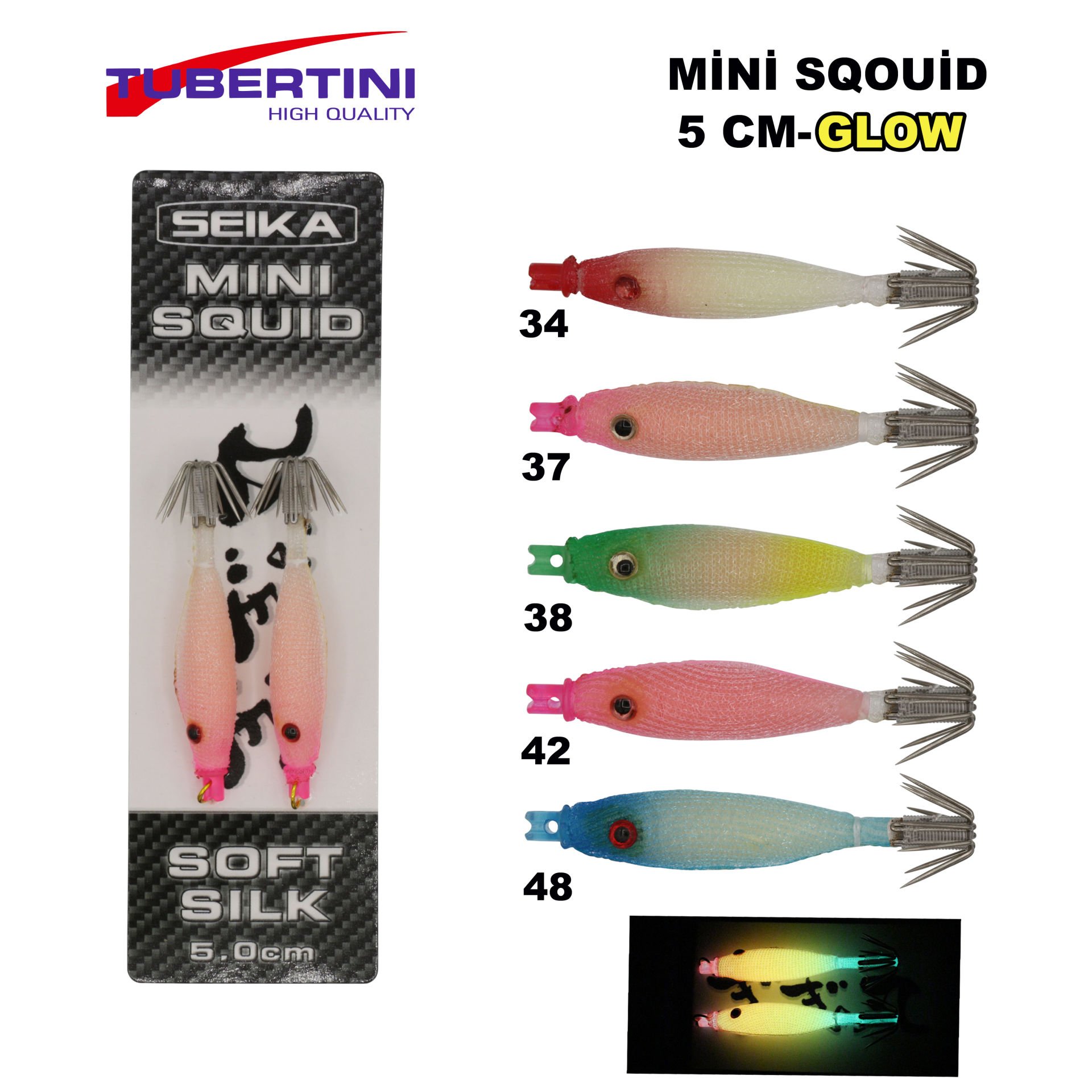 Seika Mini Squid Soft Silk 5,0 Cm 2li