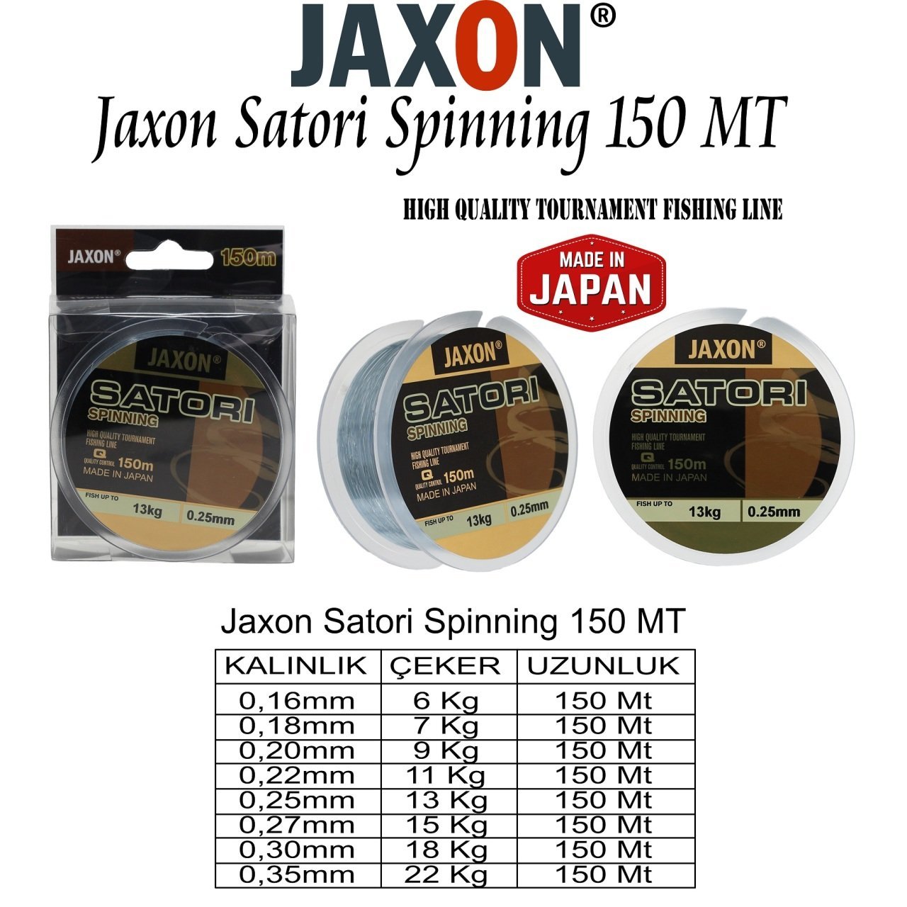 Jaxon Satori Spinning 150 Mt