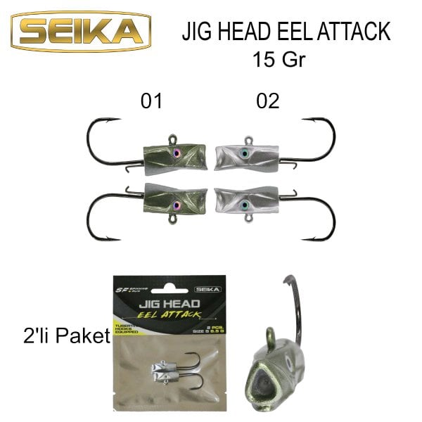 İberica Eel Attack 2 Jig Head 15Gr No: