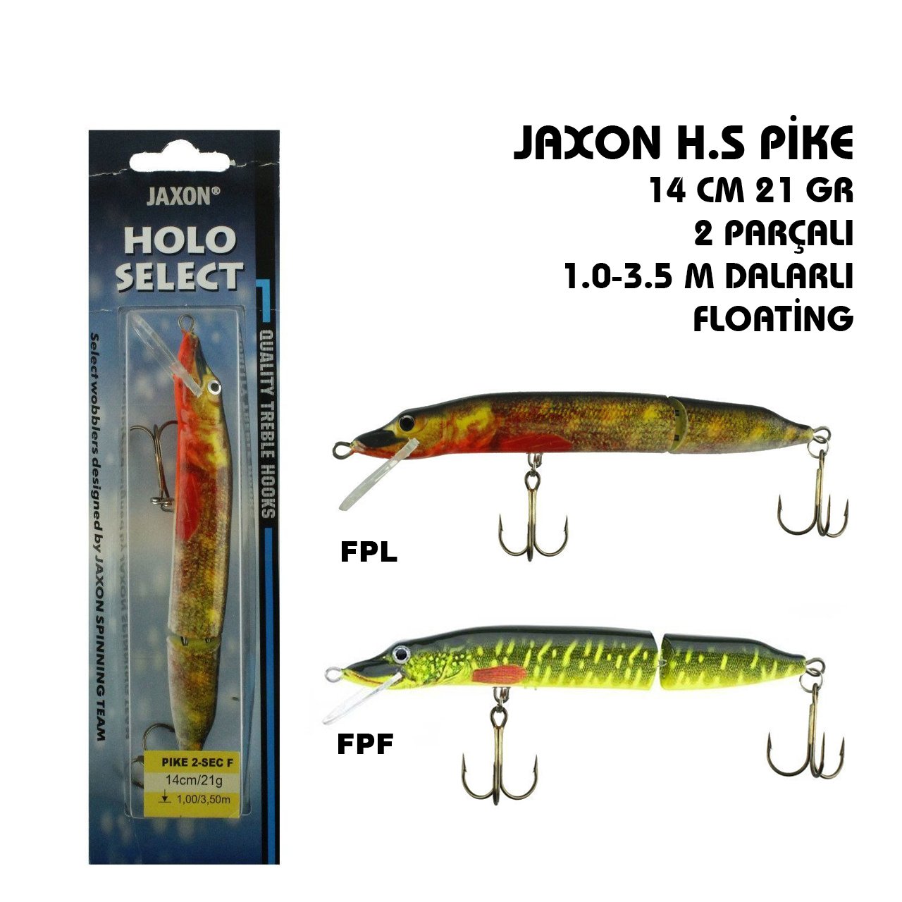 Jaxon H.S Pike-2 14 Cm 21 Gr