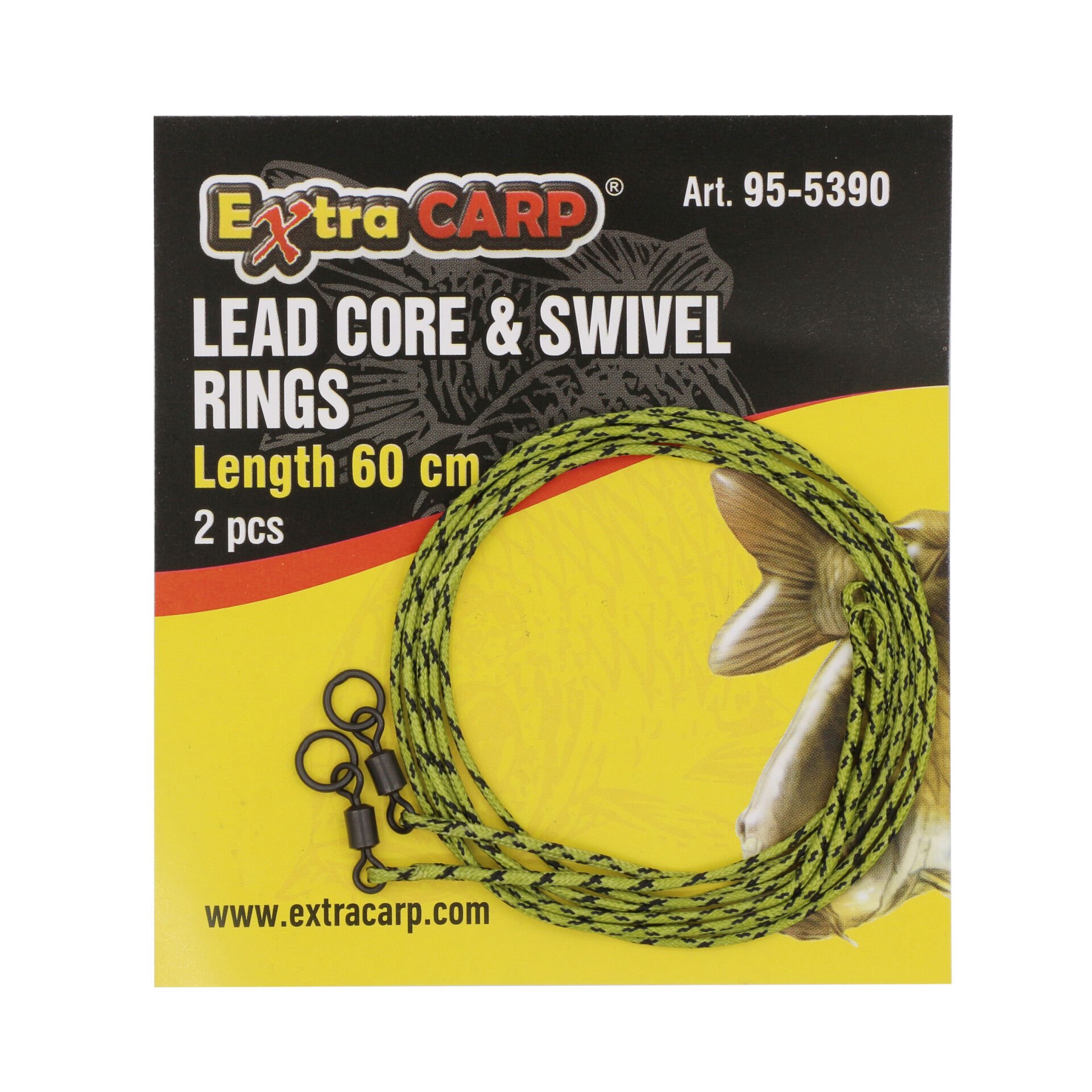 Lead Core & Swivel Rings 60 Cm