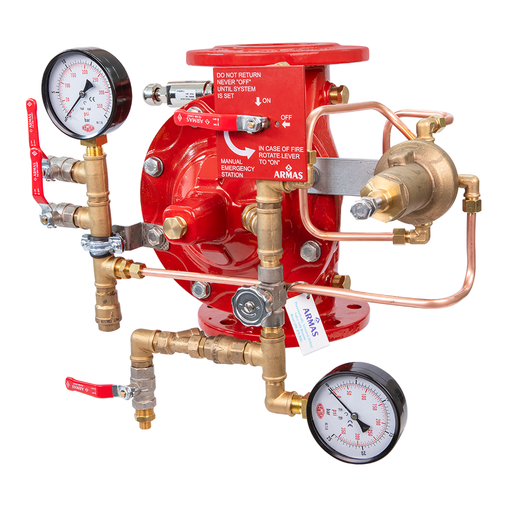 Ø50-2'' DELUGE VANA-PNÖMATİK AKTİVASYONLU 77DE PN RR
