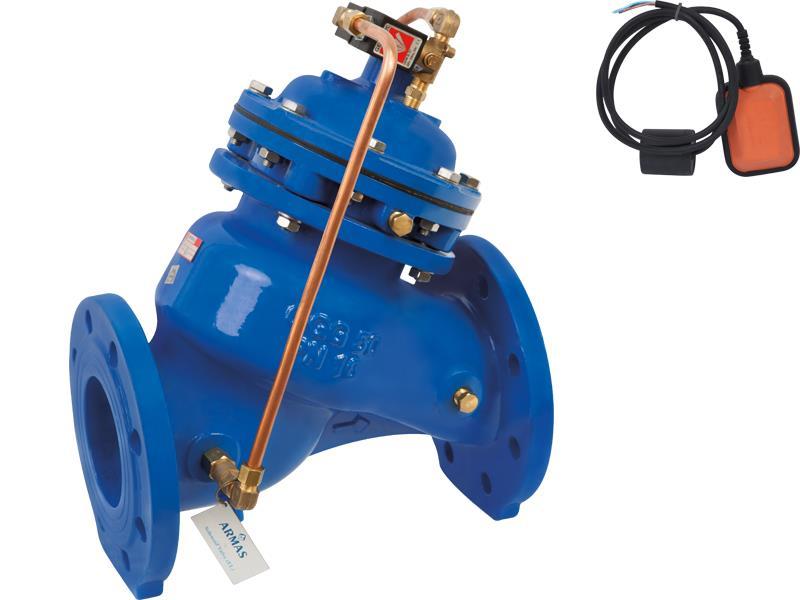 Armaş 800 Serisi DN100 Elektrik Flatörlü Seviye Kontrol Vanası