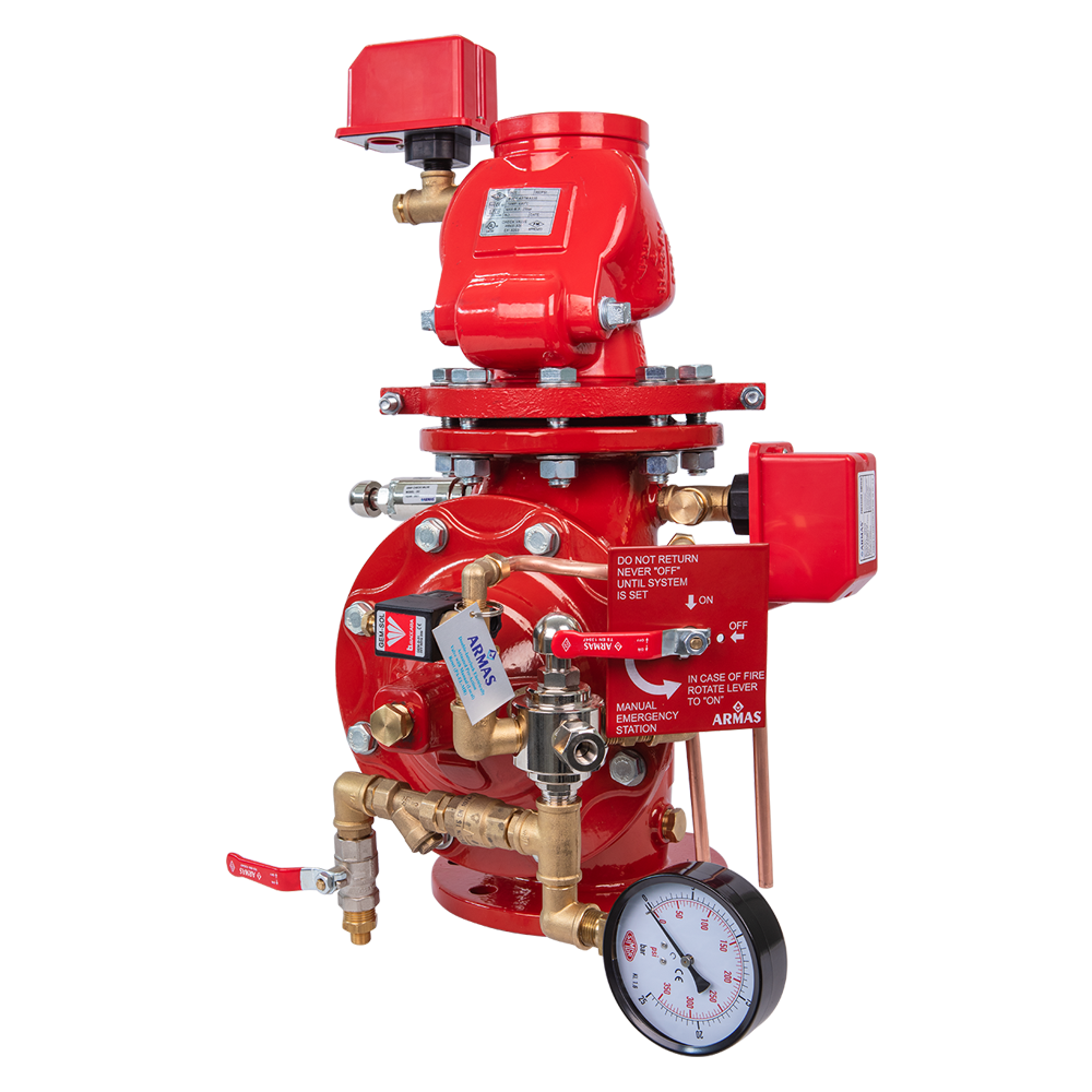 Ø200-8'' PRE-ACTION VANA-Elektrik Aktivasyonlu 77PA EL MR