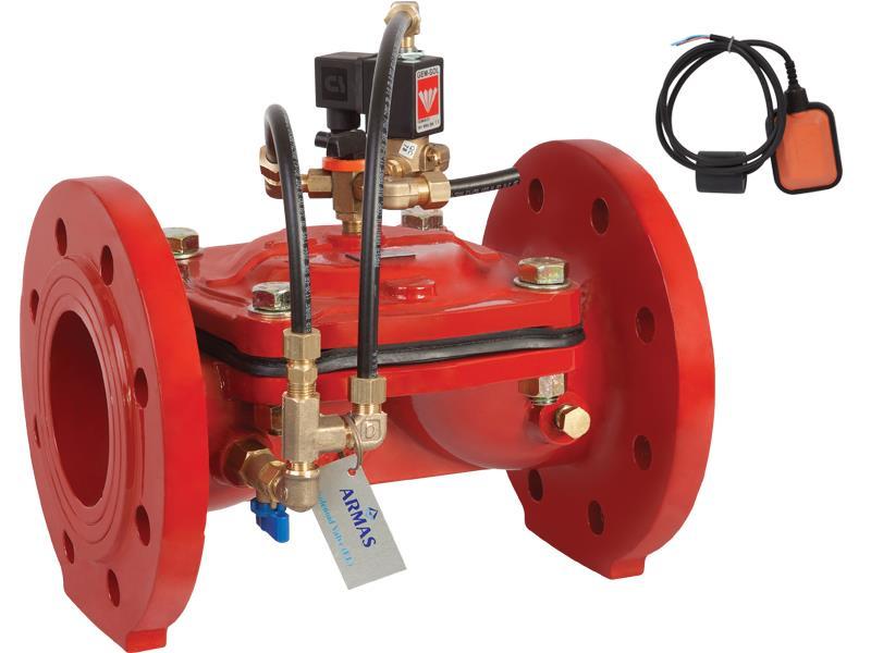 Armaş 600 Serisi DN250 Elektrik Flatörlü Seviye Kontrol Vanası