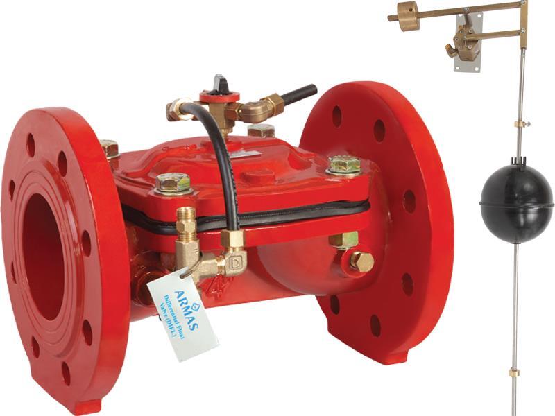 Armaş 600 Serisi DN125 Diferansiyel Flatörlü Seviye Kontrol Vanası