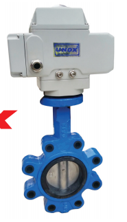 Unox DN65 Lug Tip Elektrik Aktüatörlü Kelebek Vana