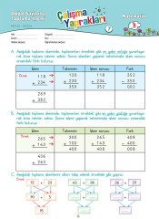 3. Sınıf Matematik Etkinlikli Soru Bankası Çalışma Yaprakları