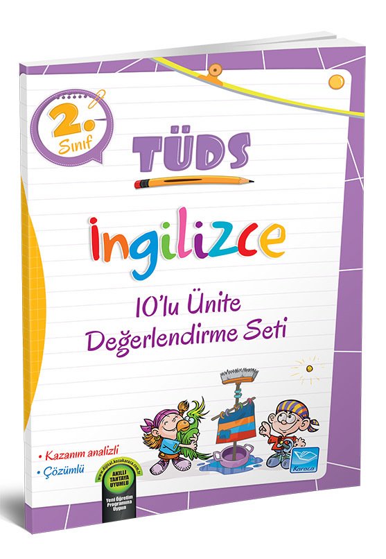 2. Sınıf TÜDS İngilizce 10’lu Ünite Değerlendirme Seti