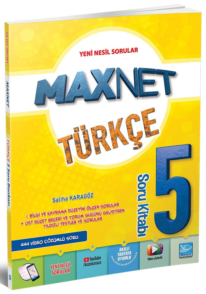 MaxNet 5. Sınıf Türkçe Soru Kitabı