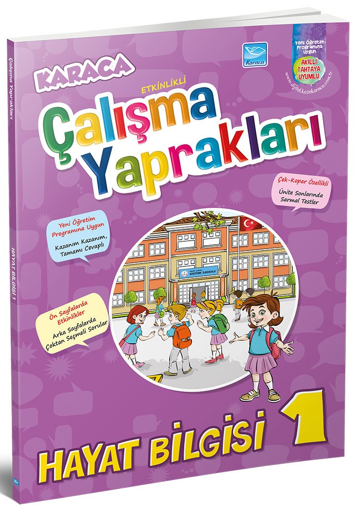 1. Sınıf Hayat Bilgisi Etkinlikli Soru Bankası Çalışma Yaprakları