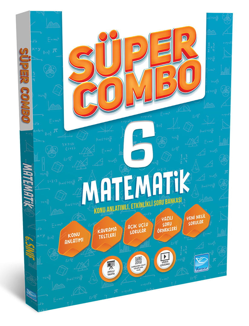Süper Combo Matematik 6. Sınıf Soru Bankası