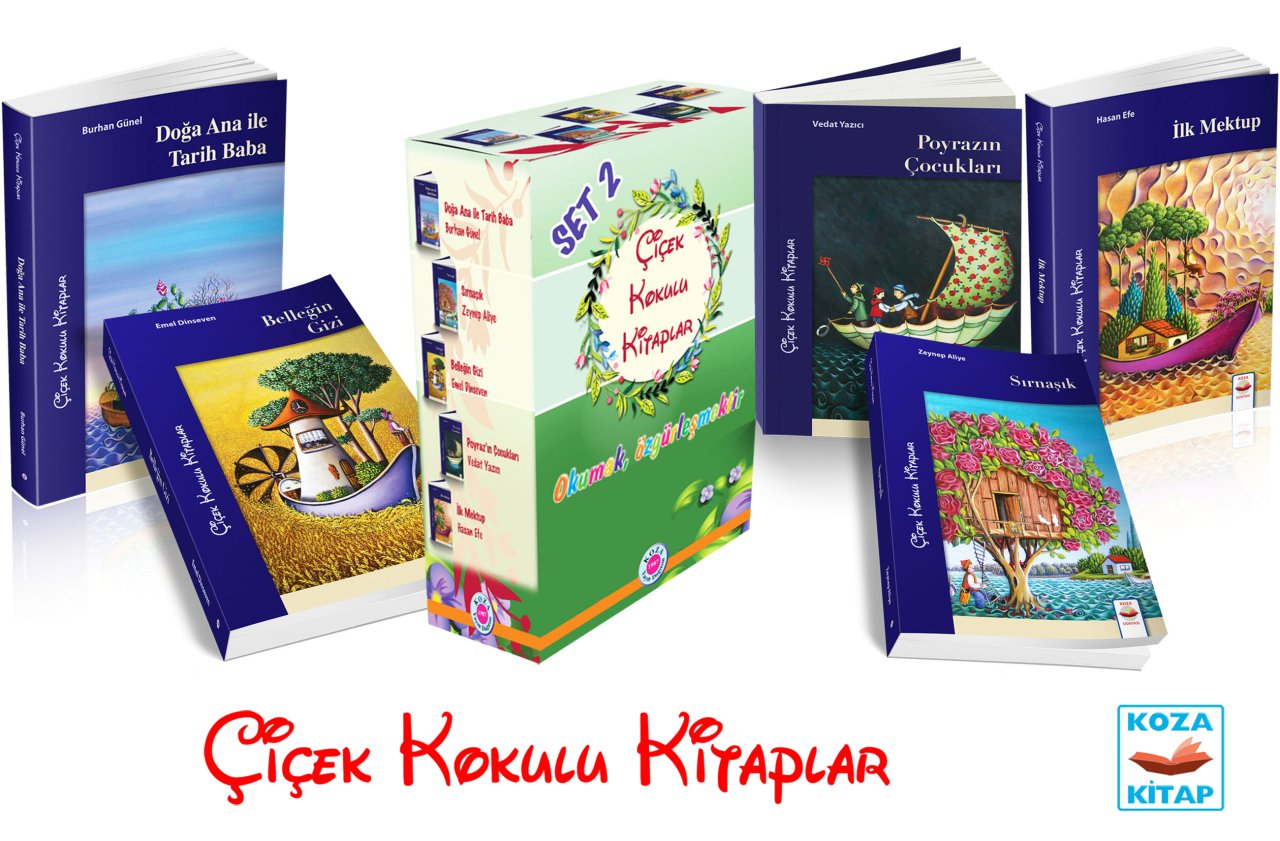 ÇİÇEK KOKULU KİTAPLAR SET 2 (5 KİTAP)