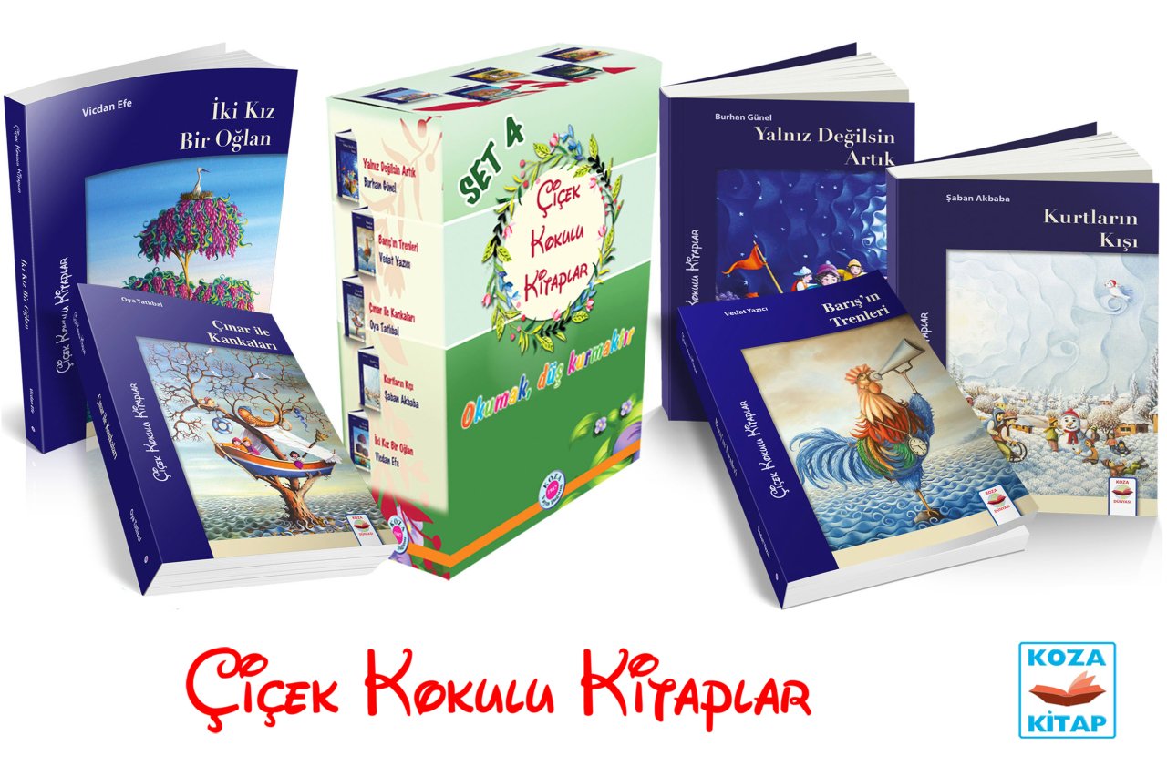 ÇİÇEK KOKULU KİTAPLAR SET 4 (5 KİTAP)