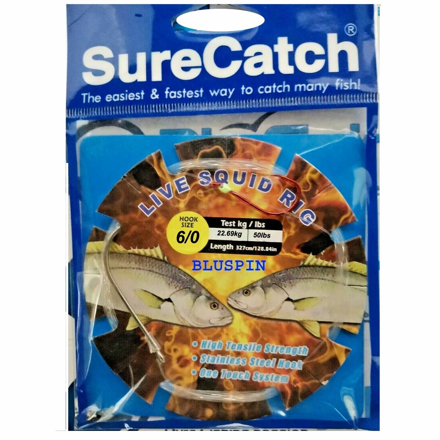 Surecatch Live Squid Canlı Kalamar Sübye Takımı