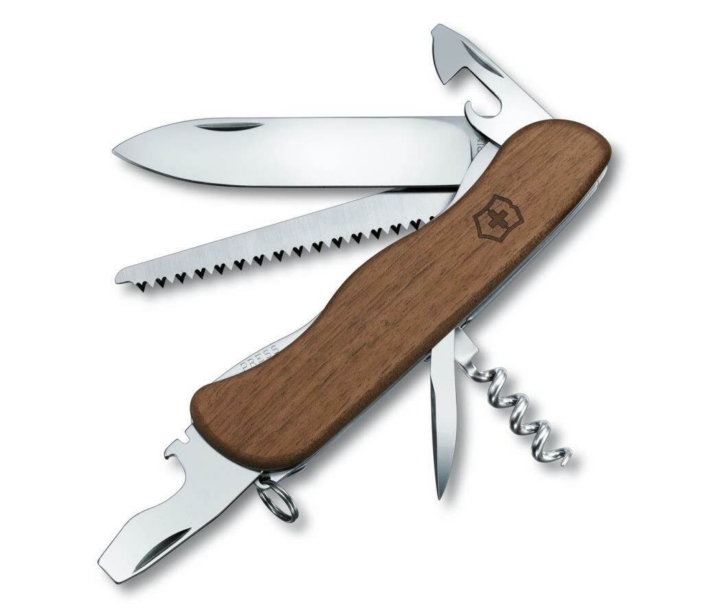 Victorinox Forester Wood 111mm Çakı Ceviz Ağacı