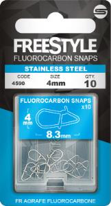 SPRO Freestyle Reload Fluoro Snaps 4MM