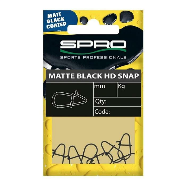SPRO Matte Black HD #9,5mm Fırdöndü