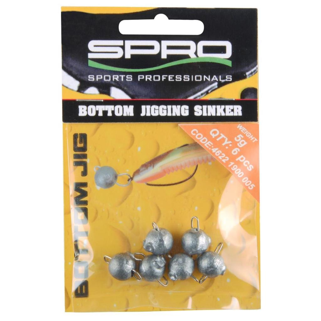 SPRO Rigged Bottom Jig Siyah 14g #5