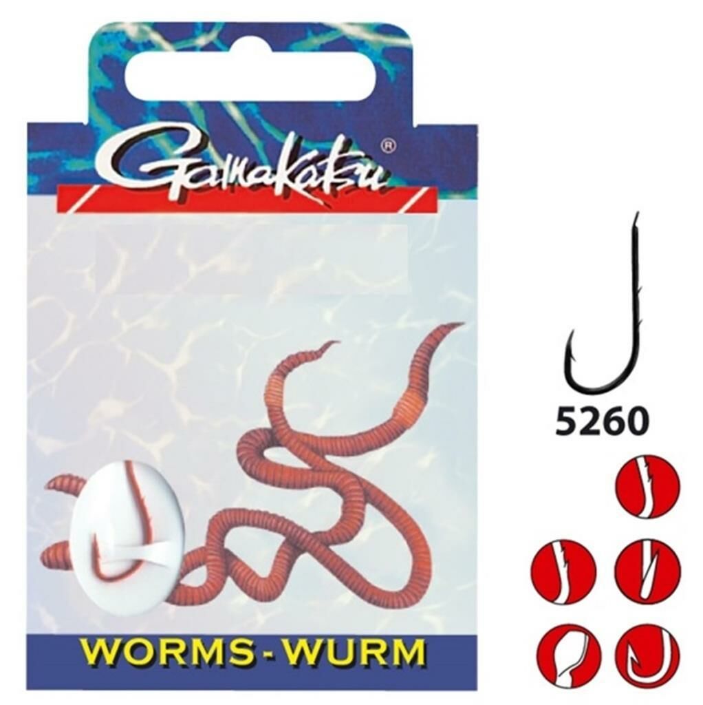 GAMAKATSU BKD-5260R Worm İğne 75cm #1