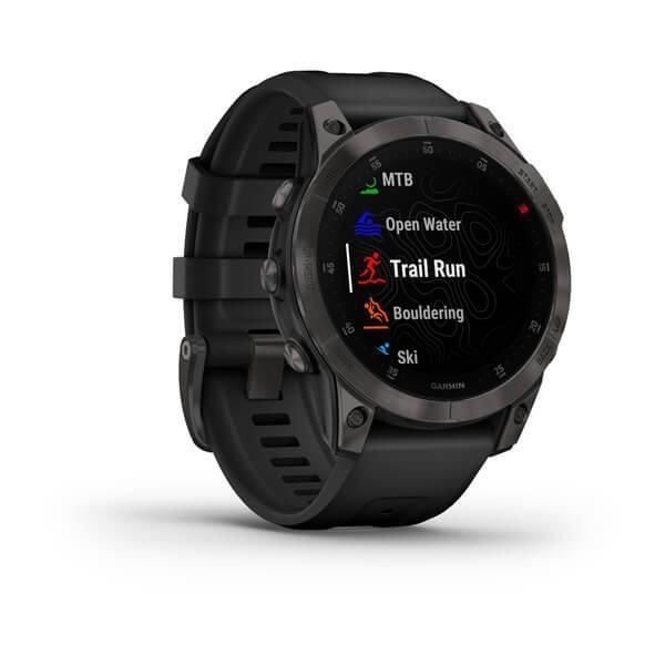 GARMIN Epix Sapphire (Gen 2) Siyah Titanyum Akıllı Saat (Multisport ve Triatlet Saati)