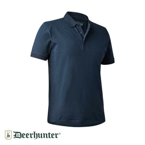 DEERHUNTER Polo Yaka K.Kollu Lacivert Tişört XL