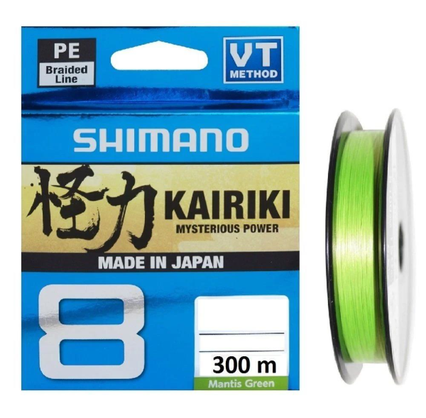 SHIMANO Kairiki 8 Mantis Green (Yeşil) 300M/0.160mm/10.3kg Misina