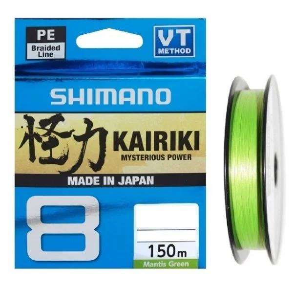 SHIMANO Kairiki 8 Mantis Green (Yeşil) 150m/0.160mm/10.3kg Misina