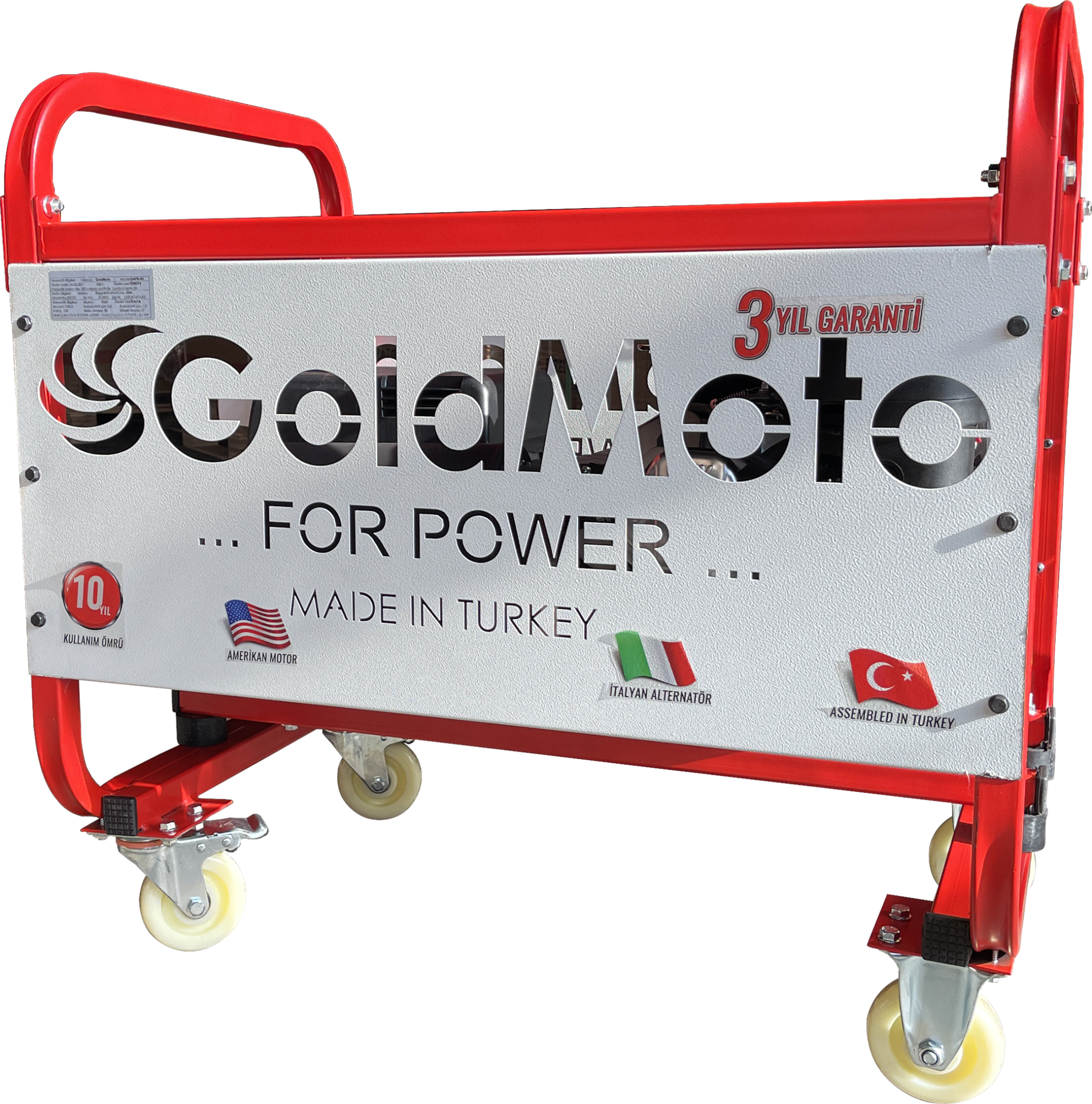 GoldMoto GM7BJBSE Benzinli Jeneratör Marşlı 7kW Monofaze