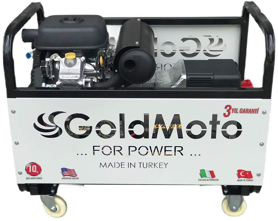 GoldMoto GM22TBJBS Benzinli Jeneratör 22kVA Trifaze Marşlı