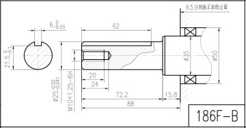 GoldMoto GM192FBE-B Dizel Motor 12 Hp Marşlı Krank Mili Kamalı