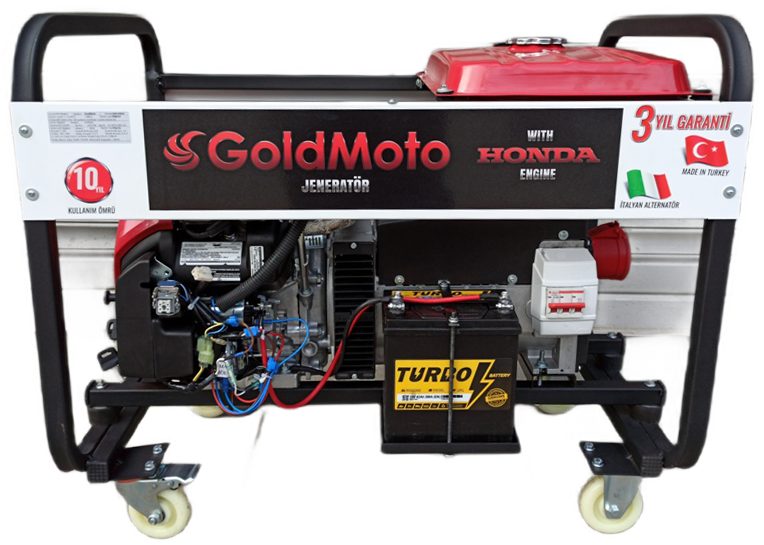 GoldMoto GM16TBJH Benzinli Jeneratör 14kVA Trifaze Marşlı