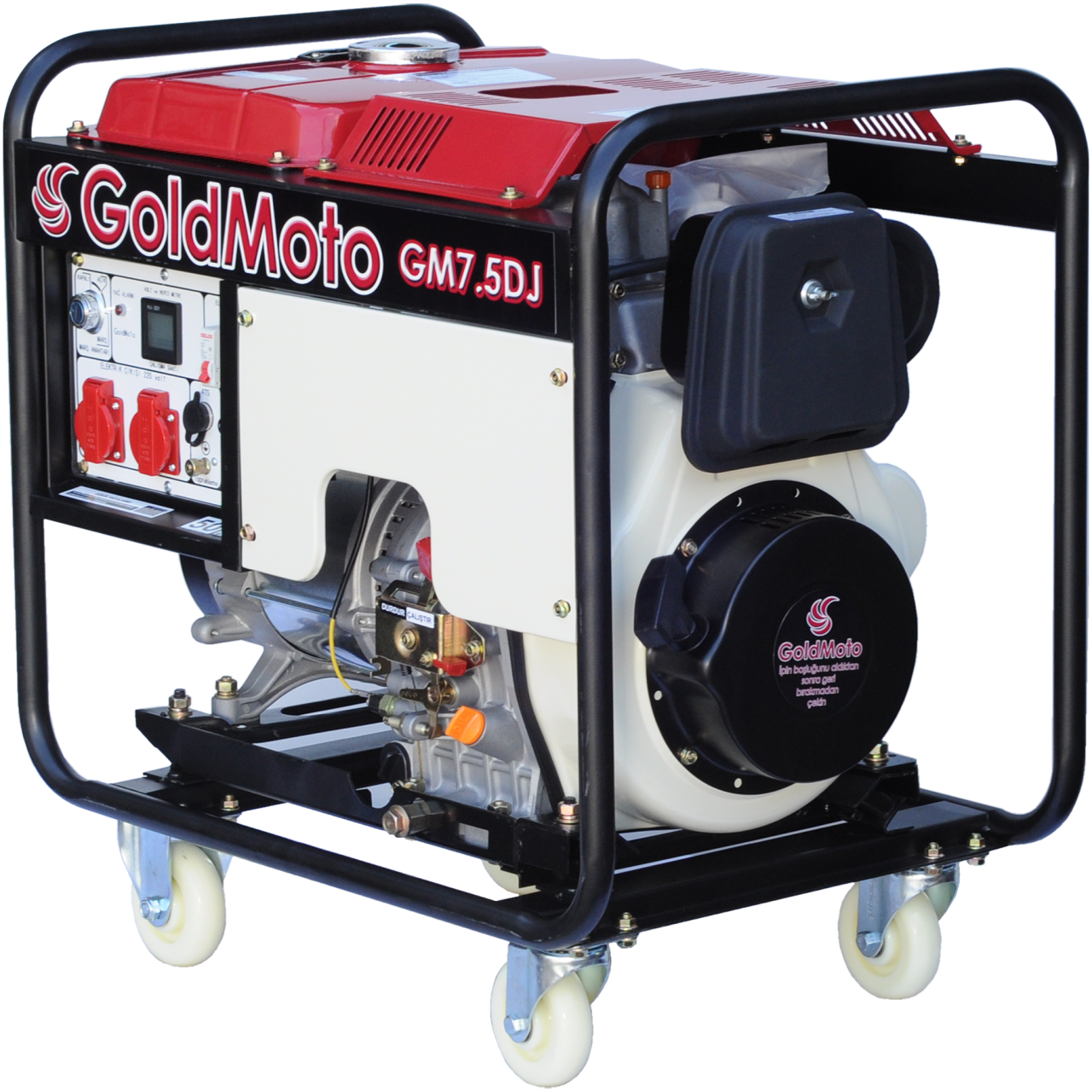 GoldMoto GM7.5DJ Dizel Jeneratör 6.9kVA Monofaze Marşlı