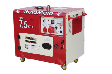 GoldMoto GM7.5KTDJ Dizel Jeneratör 6.9Kva Trifaze Marşlı Kabinli