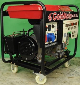 GoldMoto GM9.5DJ Dizel Jeneratör 8.7Kva Monofaze Marşlı