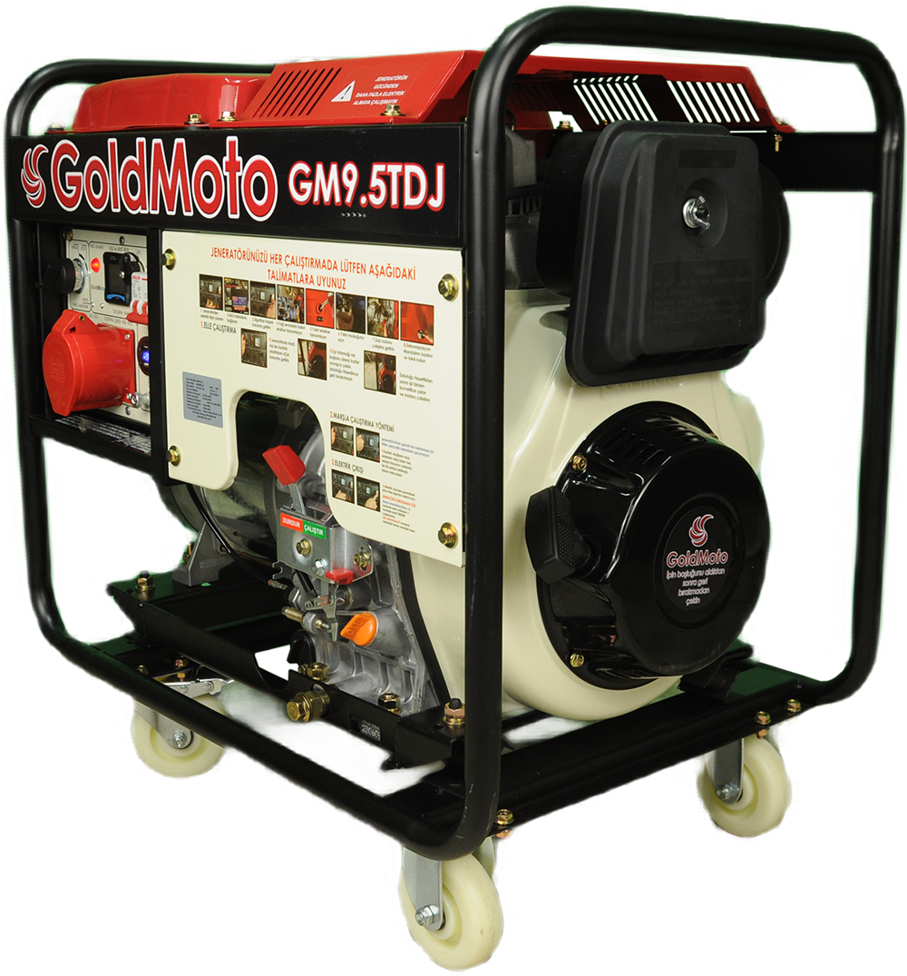 GoldMoto GM9.5TDJ Dizel Jeneratör 8.7Kva Trifaze Marşlı